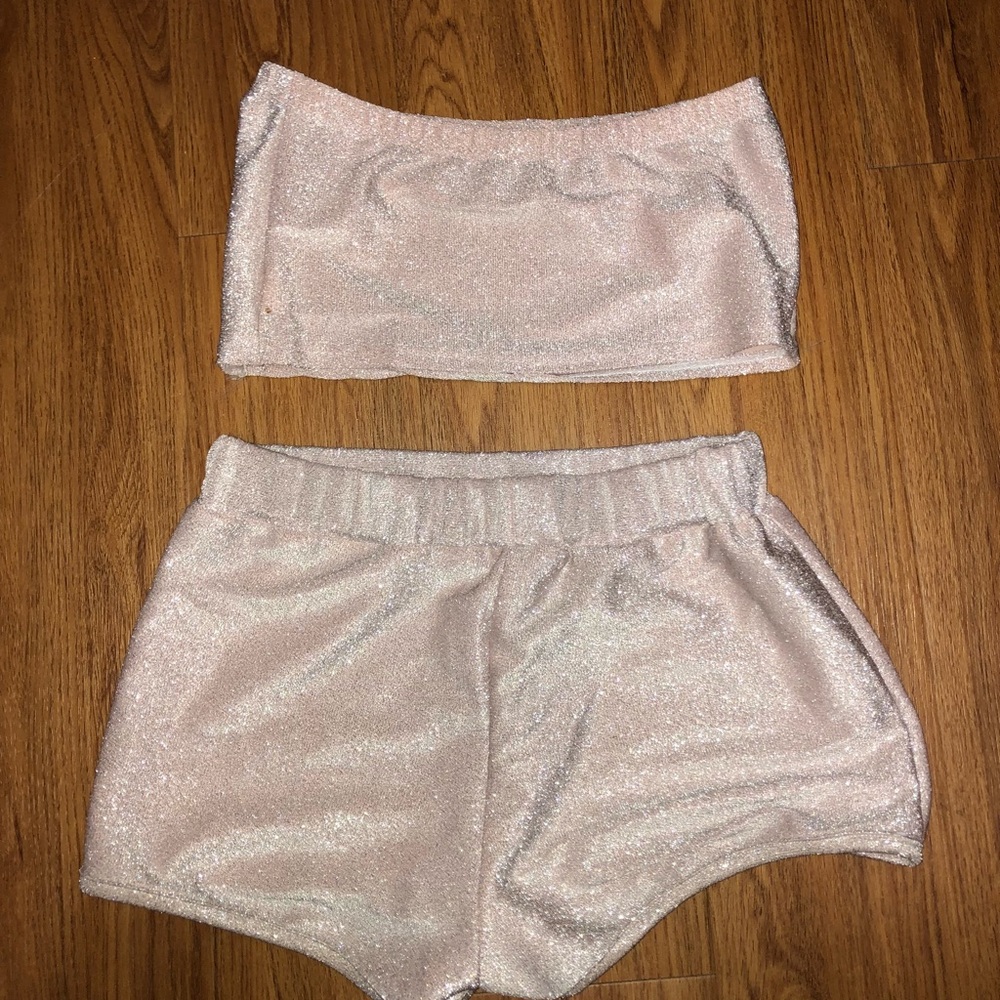 Two piece top and bottom set